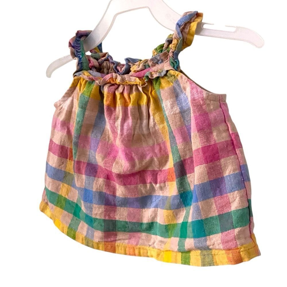 Gap Baby Multicolor Checkered Dress in Size 6/12 Months - Picture 4 of 6